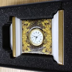 Rosenthal Versace Floralia Mini Clock
